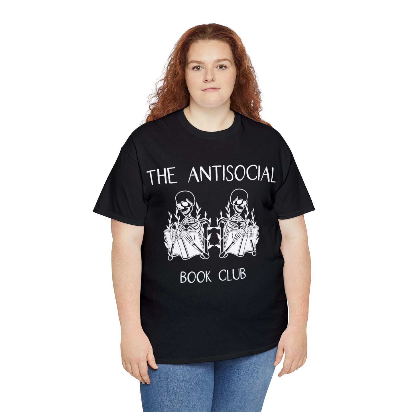 The Antisocial Book Club - Unisex Heavy Cotton Tee