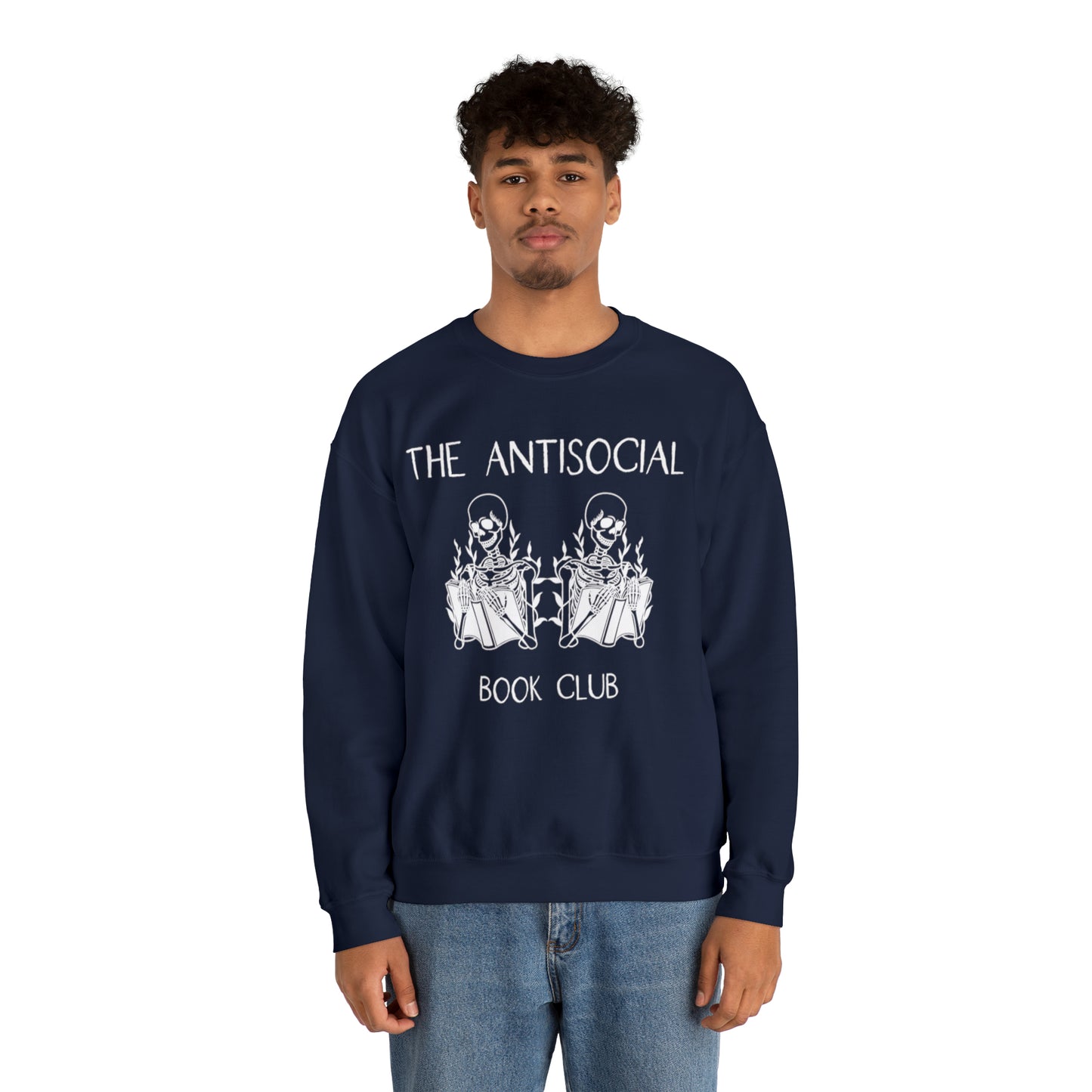 The Antisocial Book Club - Unisex Heavy Blend™ Crewneck Sweatshirt