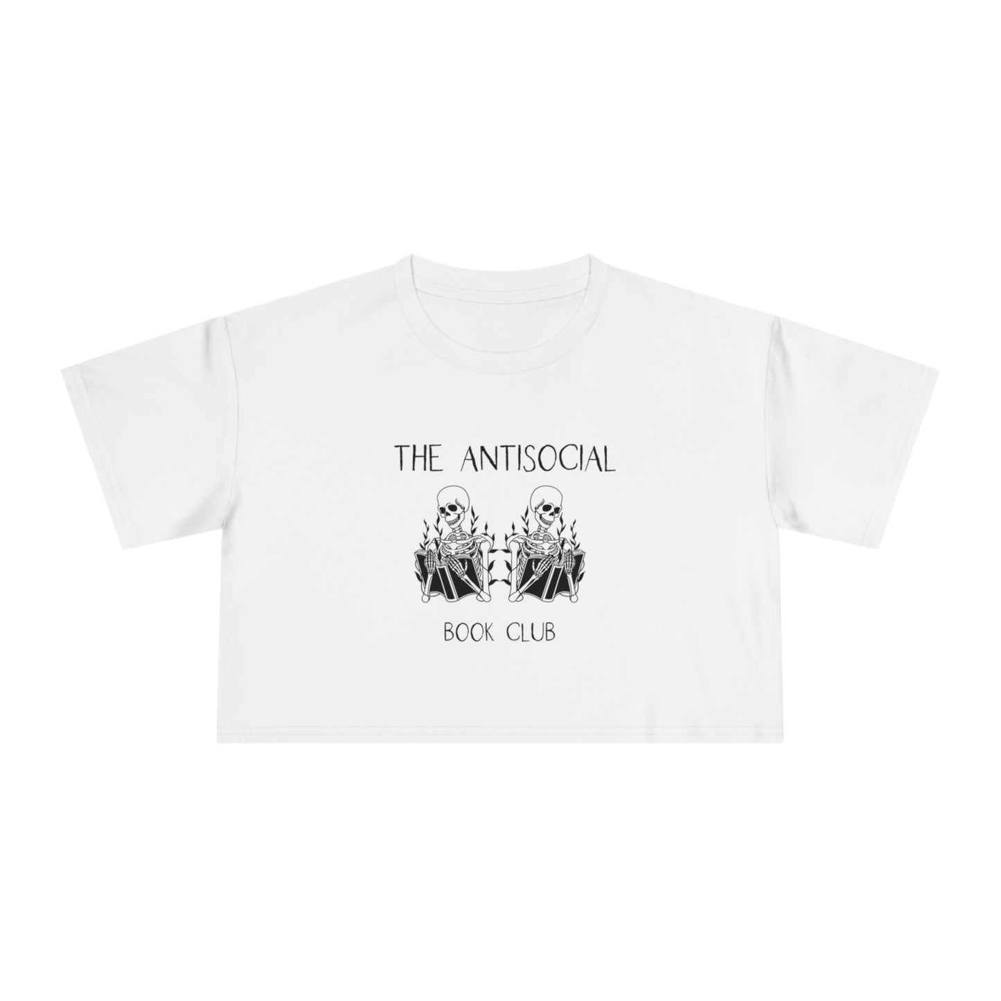 The Antisocial Bookclub - Crop Tee