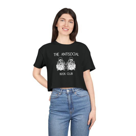 The Antisocial Bookclub - Crop Tee