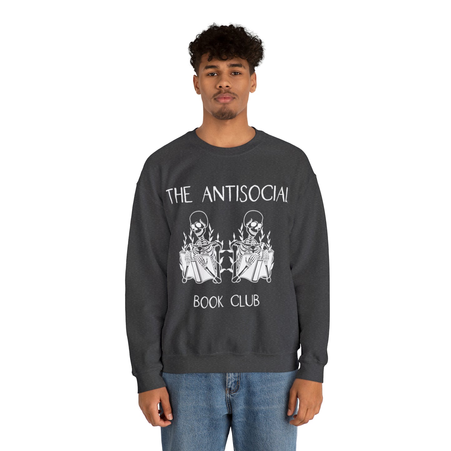 The Antisocial Book Club - Unisex Heavy Blend™ Crewneck Sweatshirt