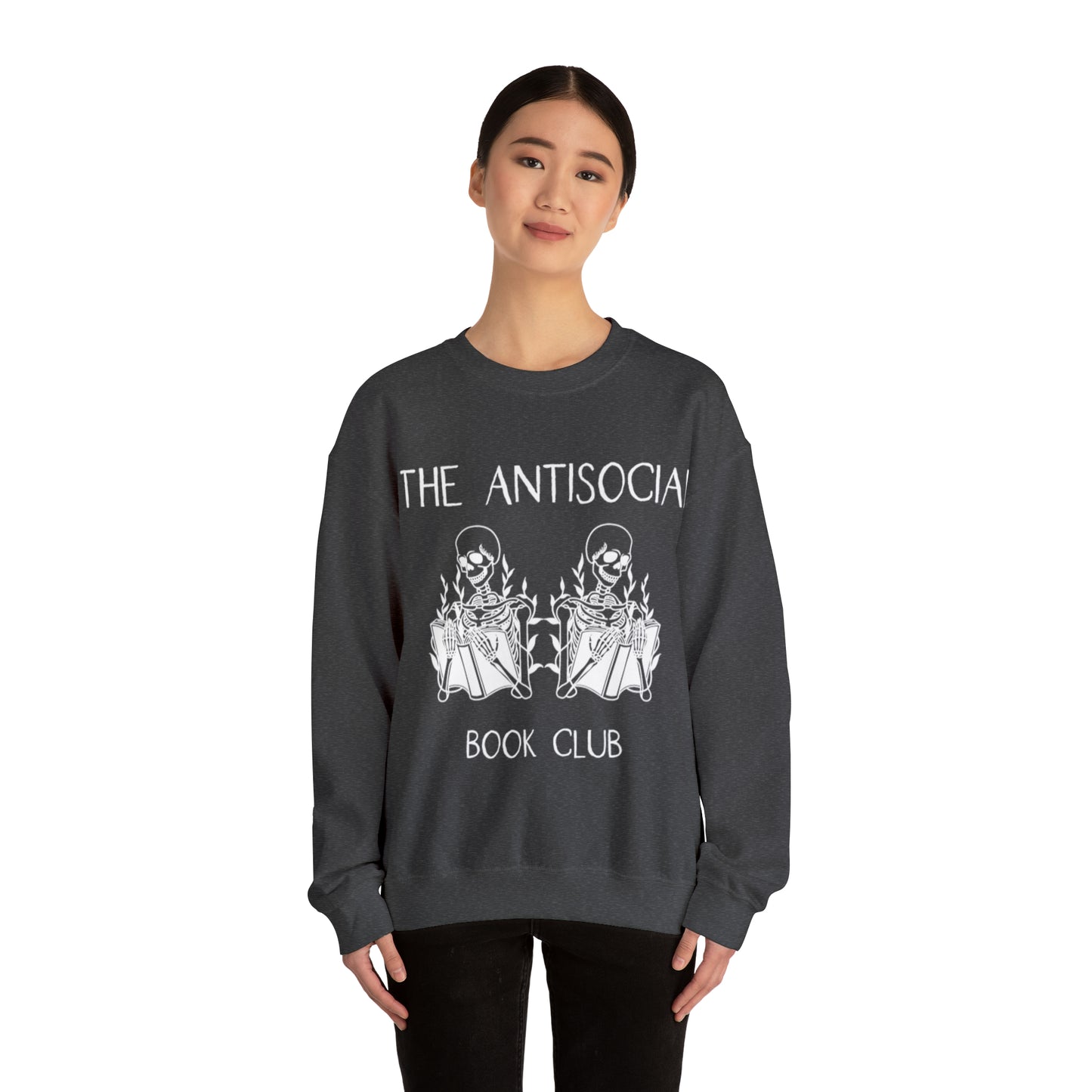 The Antisocial Book Club - Unisex Heavy Blend™ Crewneck Sweatshirt