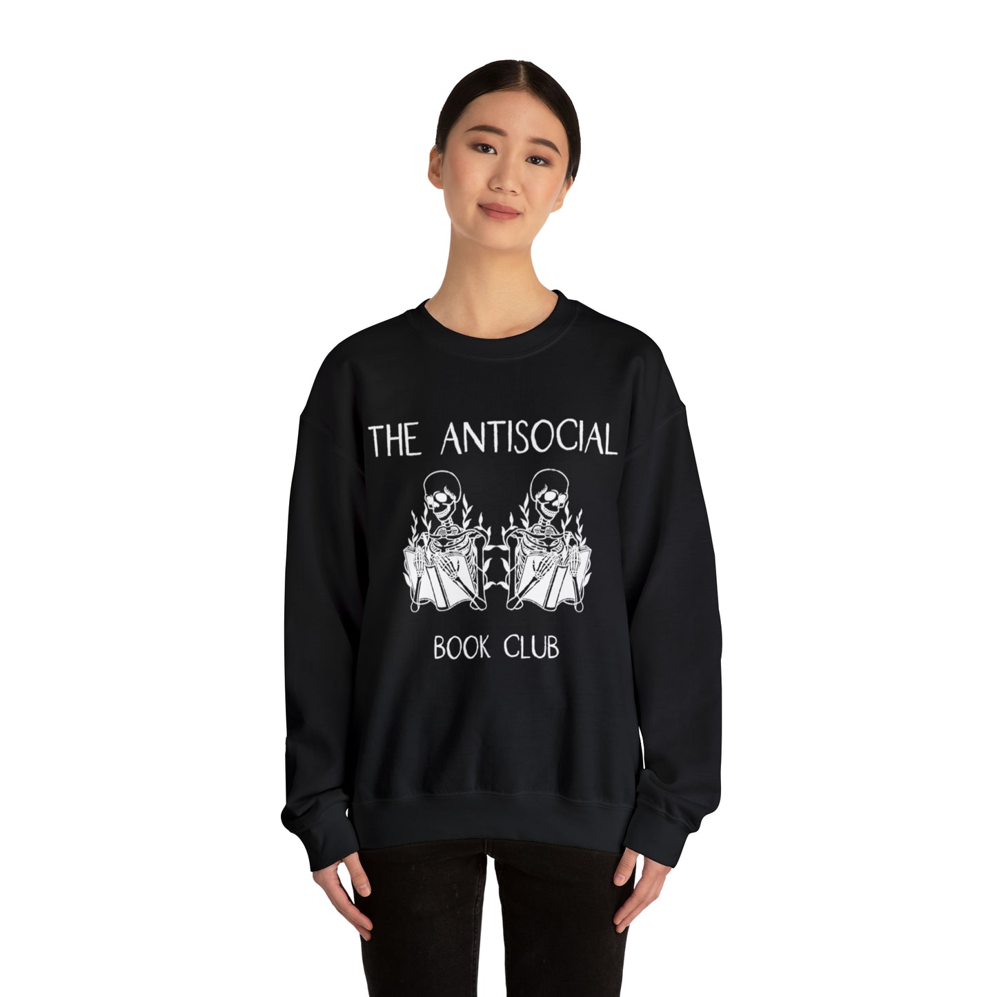 The Antisocial Book Club - Unisex Heavy Blend™ Crewneck Sweatshirt