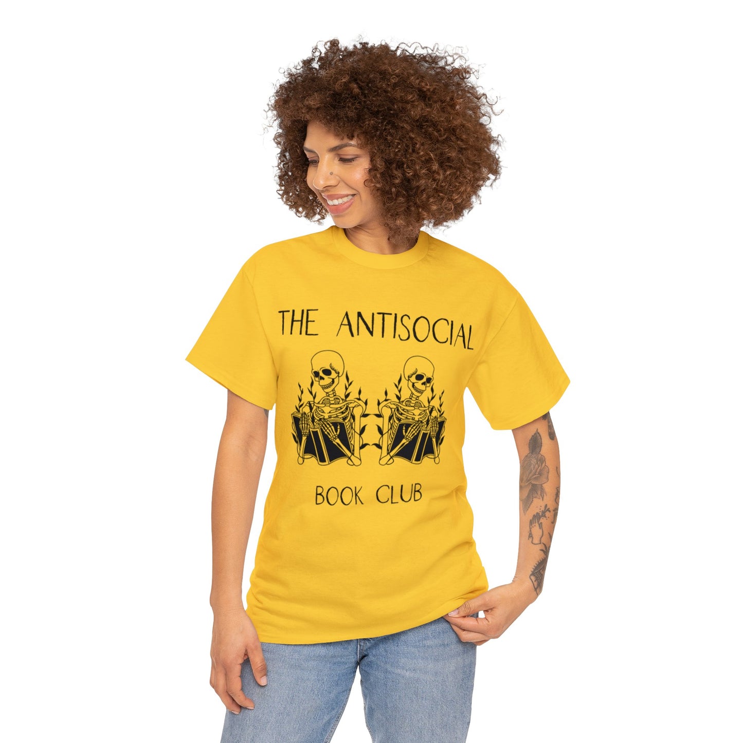 The Antisocial Book Club - Unisex Heavy Cotton Tee