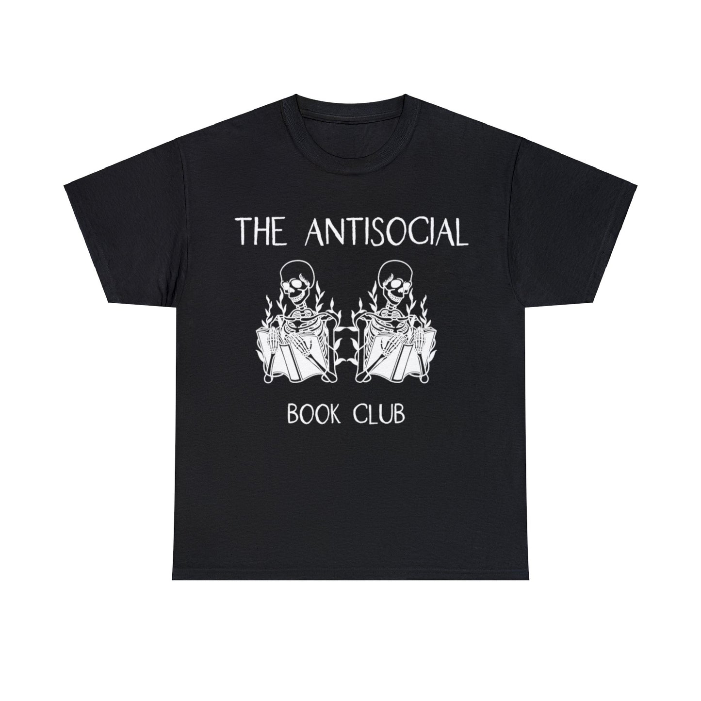 The Antisocial Book Club - Unisex Heavy Cotton Tee