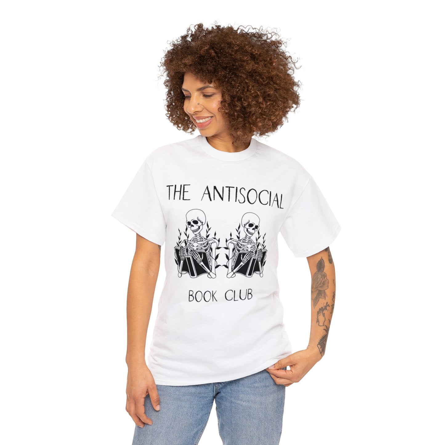 The Antisocial Book Club - Unisex Heavy Cotton Tee