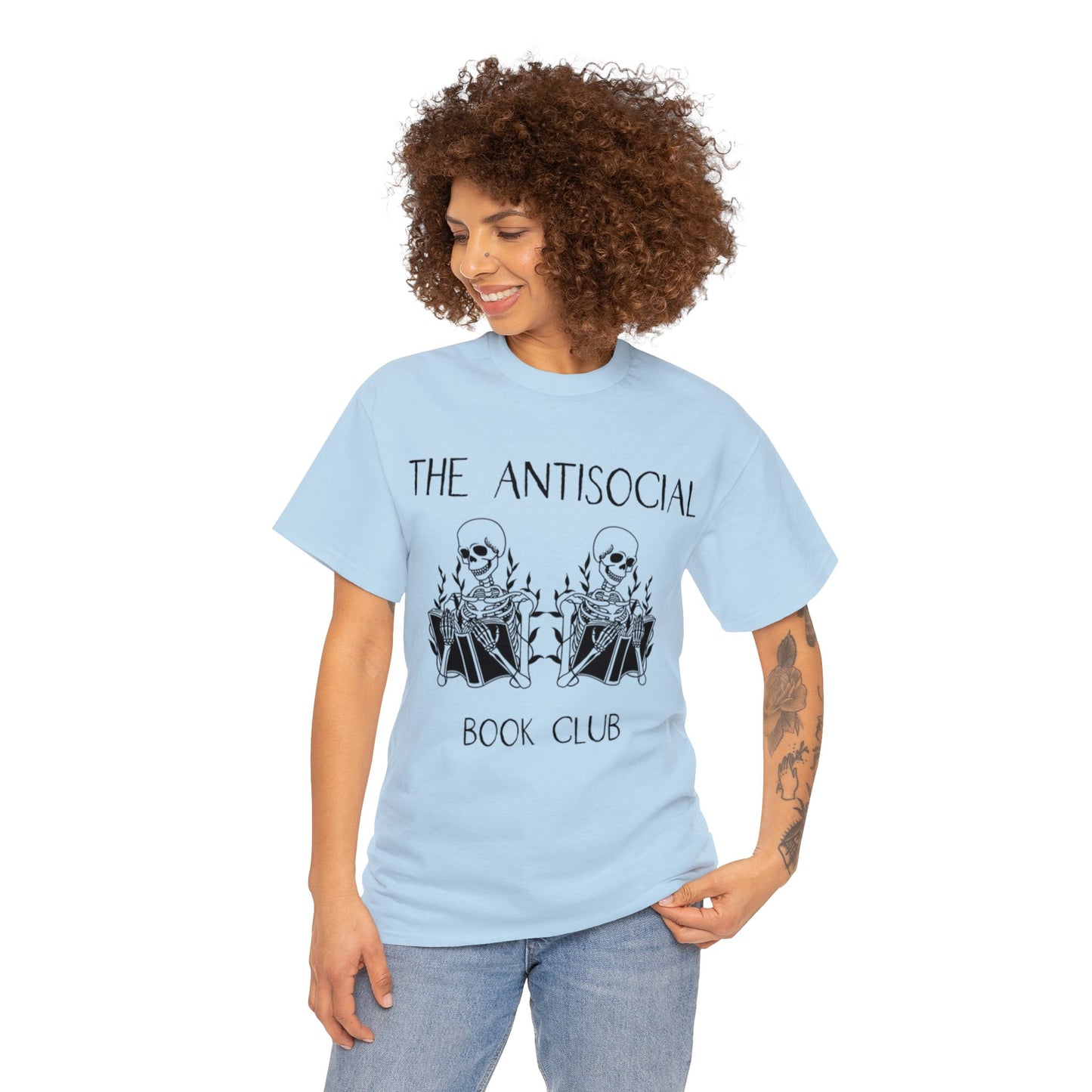 The Antisocial Book Club - Unisex Heavy Cotton Tee