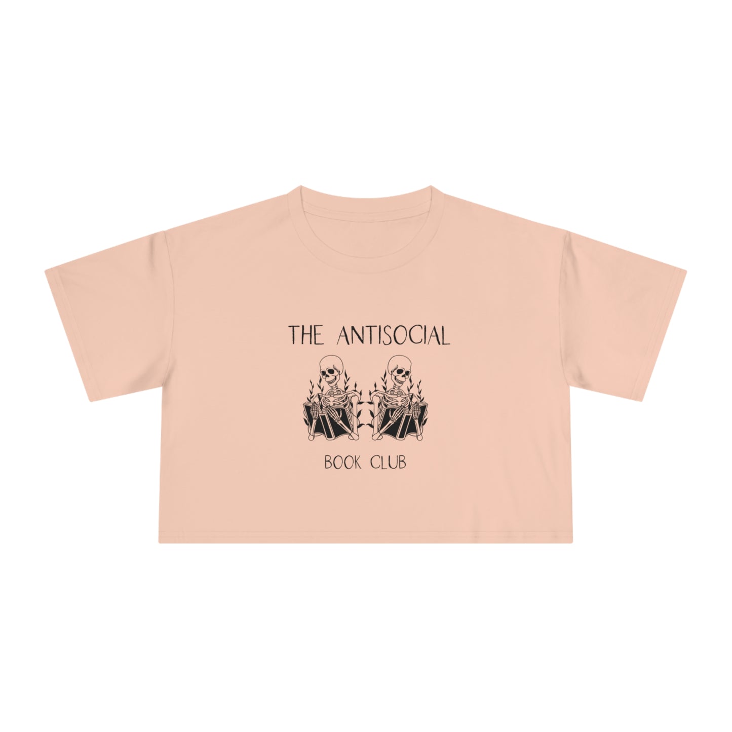 The Antisocial Bookclub - Crop Tee