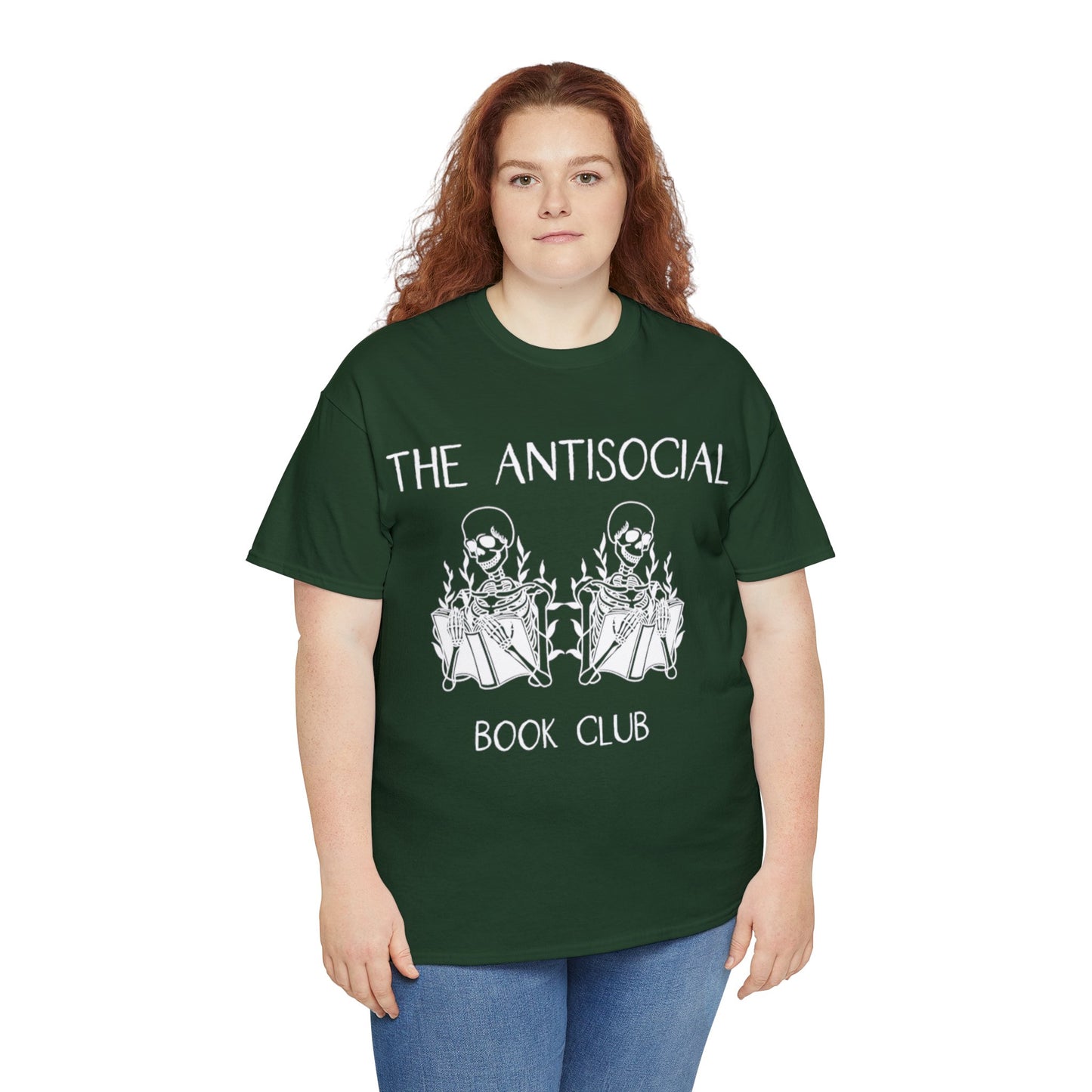 The Antisocial Book Club - Unisex Heavy Cotton Tee