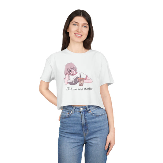 Just one more chapter  - Crop Tee