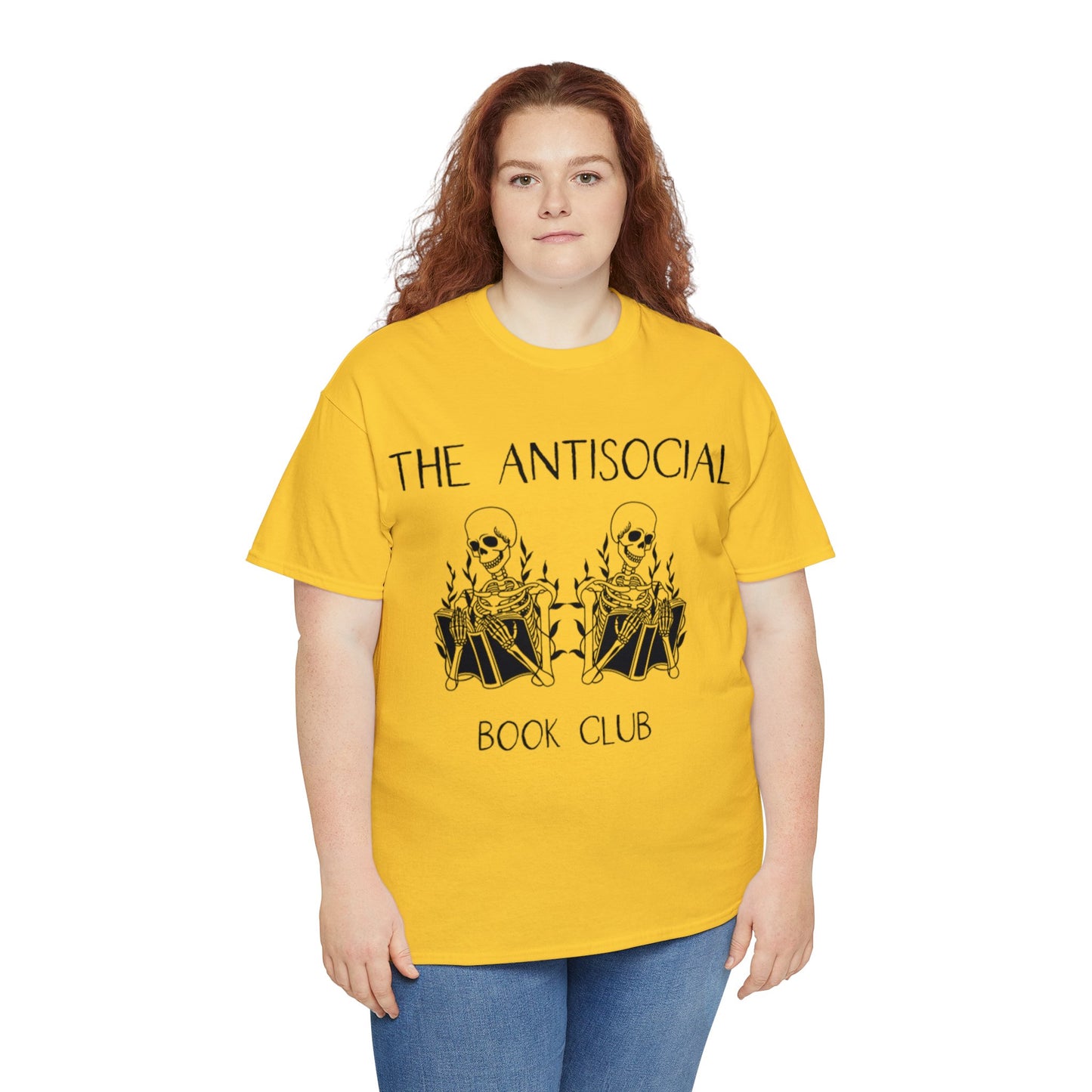 The Antisocial Book Club - Unisex Heavy Cotton Tee