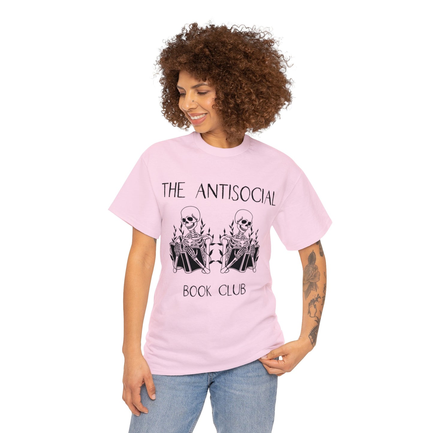 The Antisocial Book Club - Unisex Heavy Cotton Tee