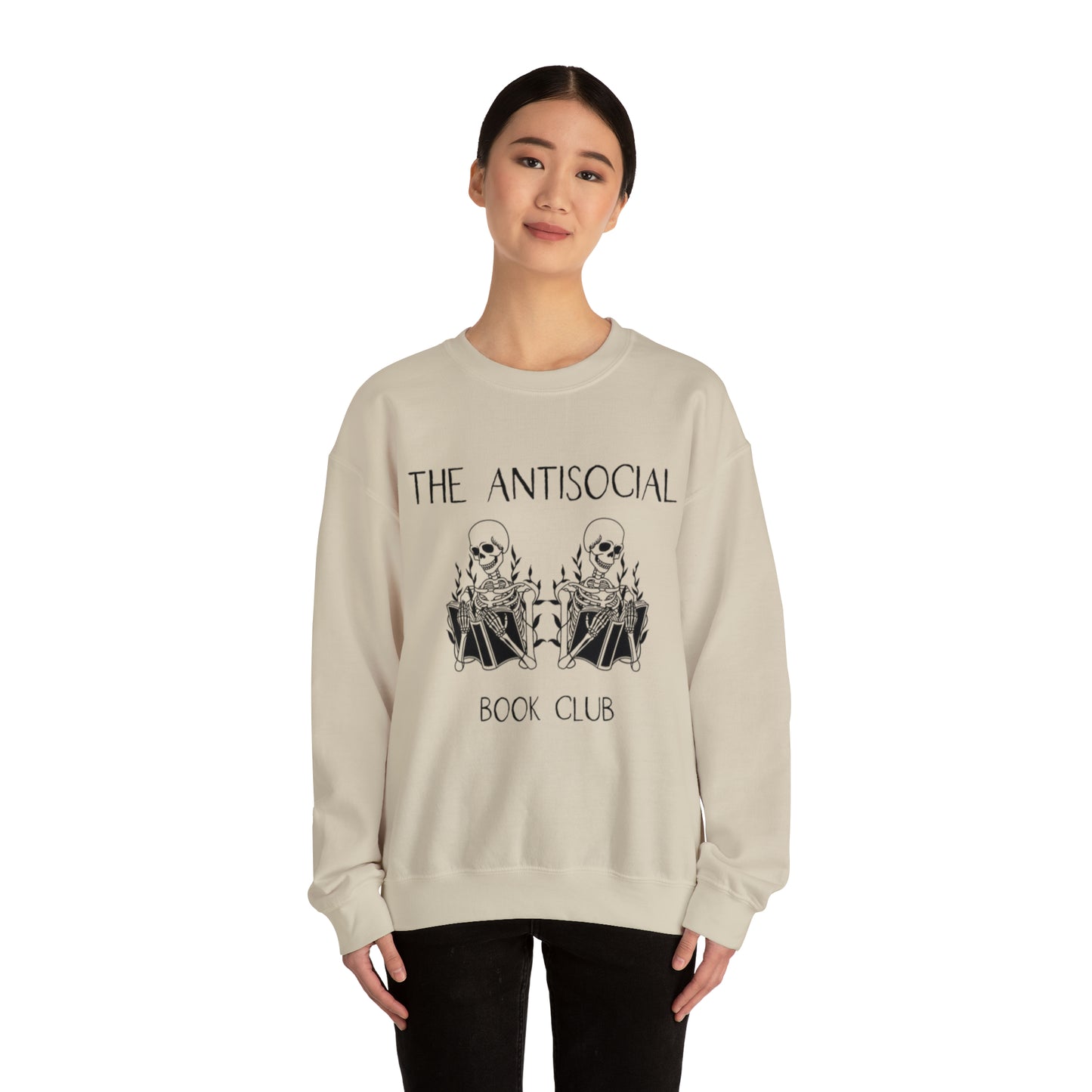 The Antisocial Book Club - Unisex Heavy Blend™ Crewneck Sweatshirt