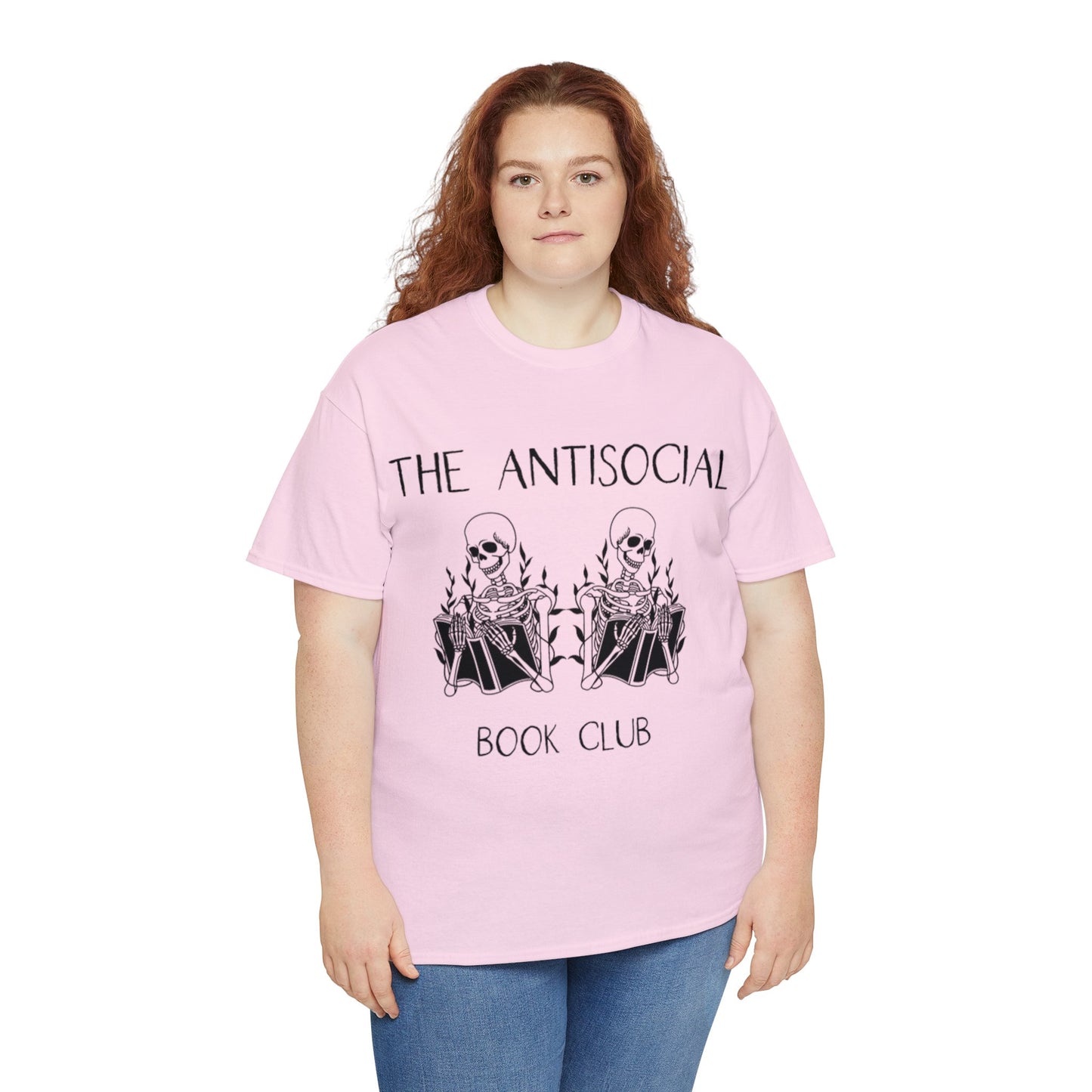 The Antisocial Book Club - Unisex Heavy Cotton Tee