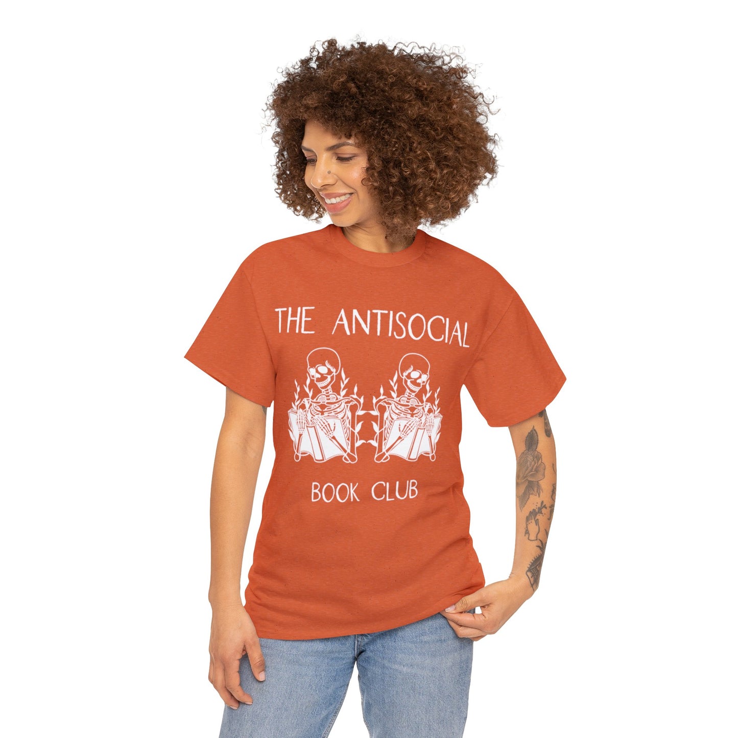 The Antisocial Book Club - Unisex Heavy Cotton Tee