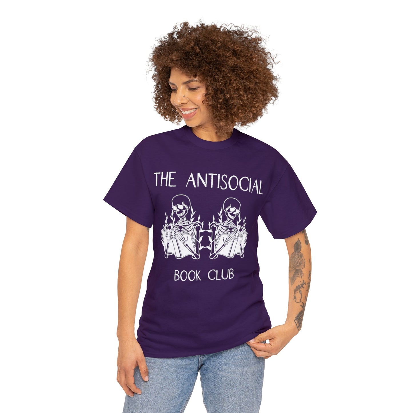 The Antisocial Book Club - Unisex Heavy Cotton Tee