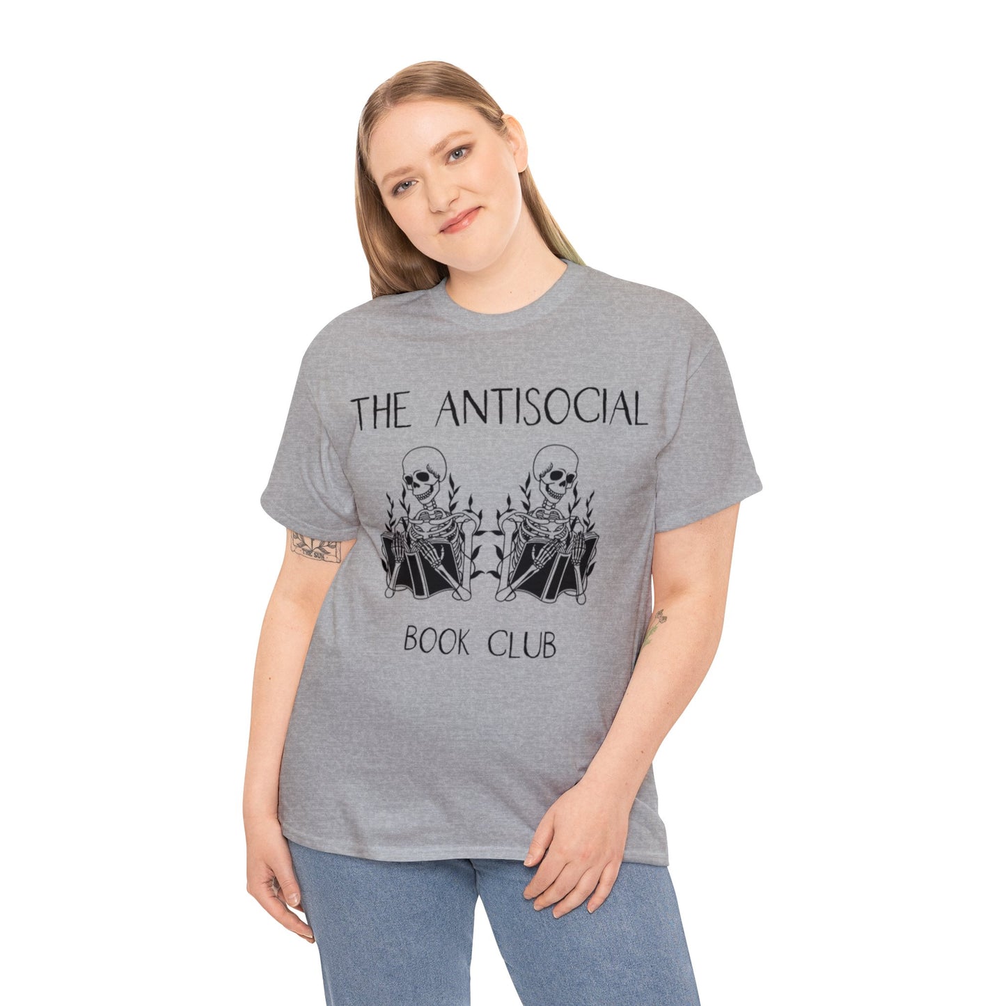 The Antisocial Book Club - Unisex Heavy Cotton Tee