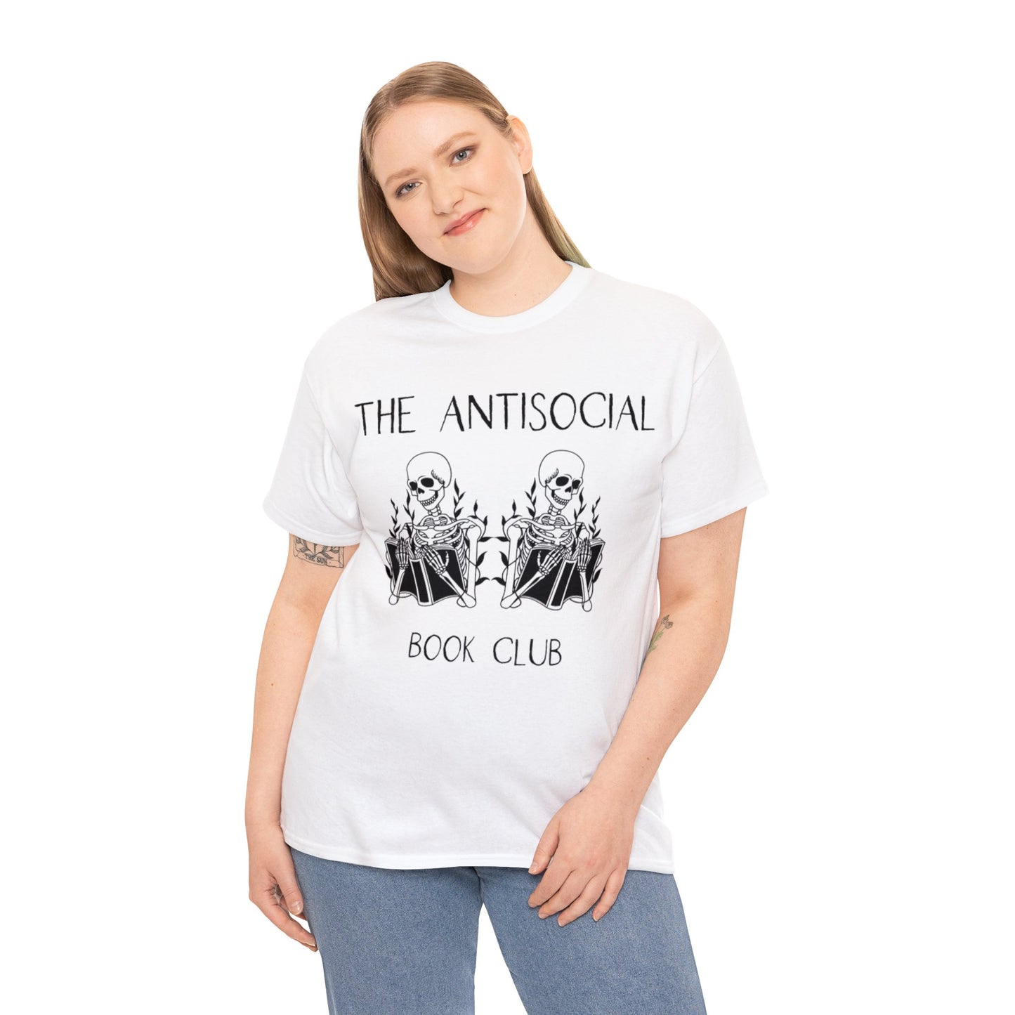 The Antisocial Book Club - Unisex Heavy Cotton Tee