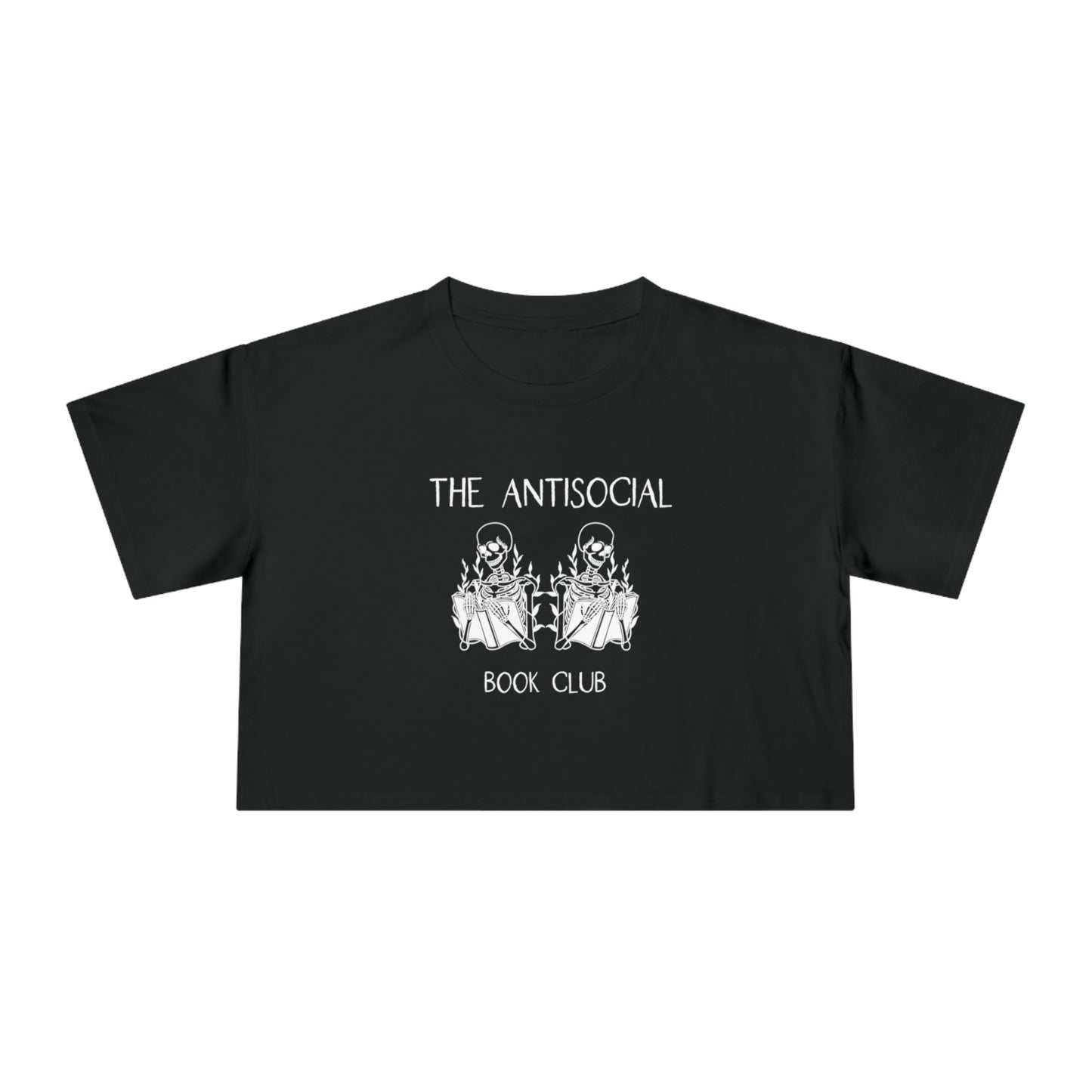 The Antisocial Bookclub - Crop Tee