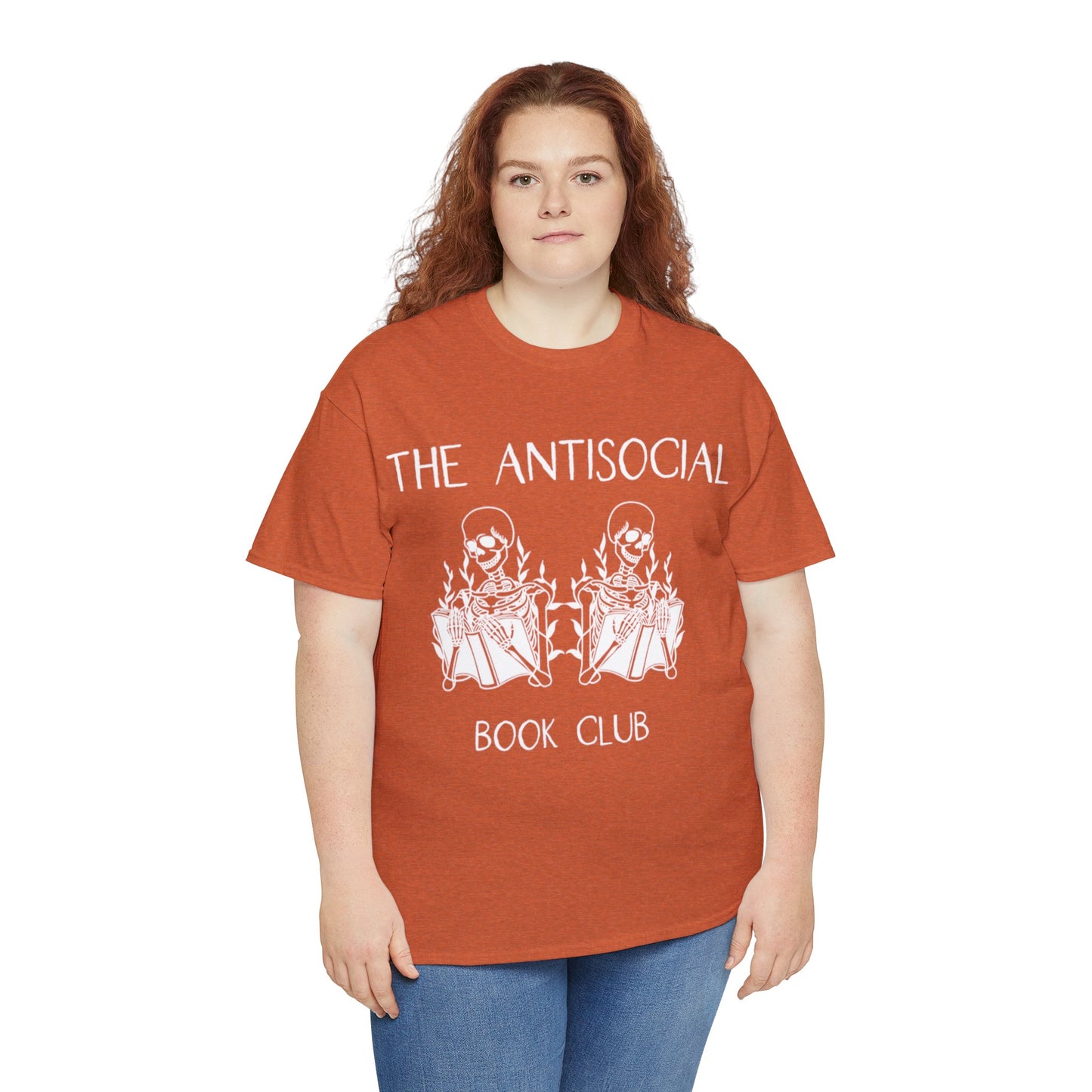 The Antisocial Book Club - Unisex Heavy Cotton Tee