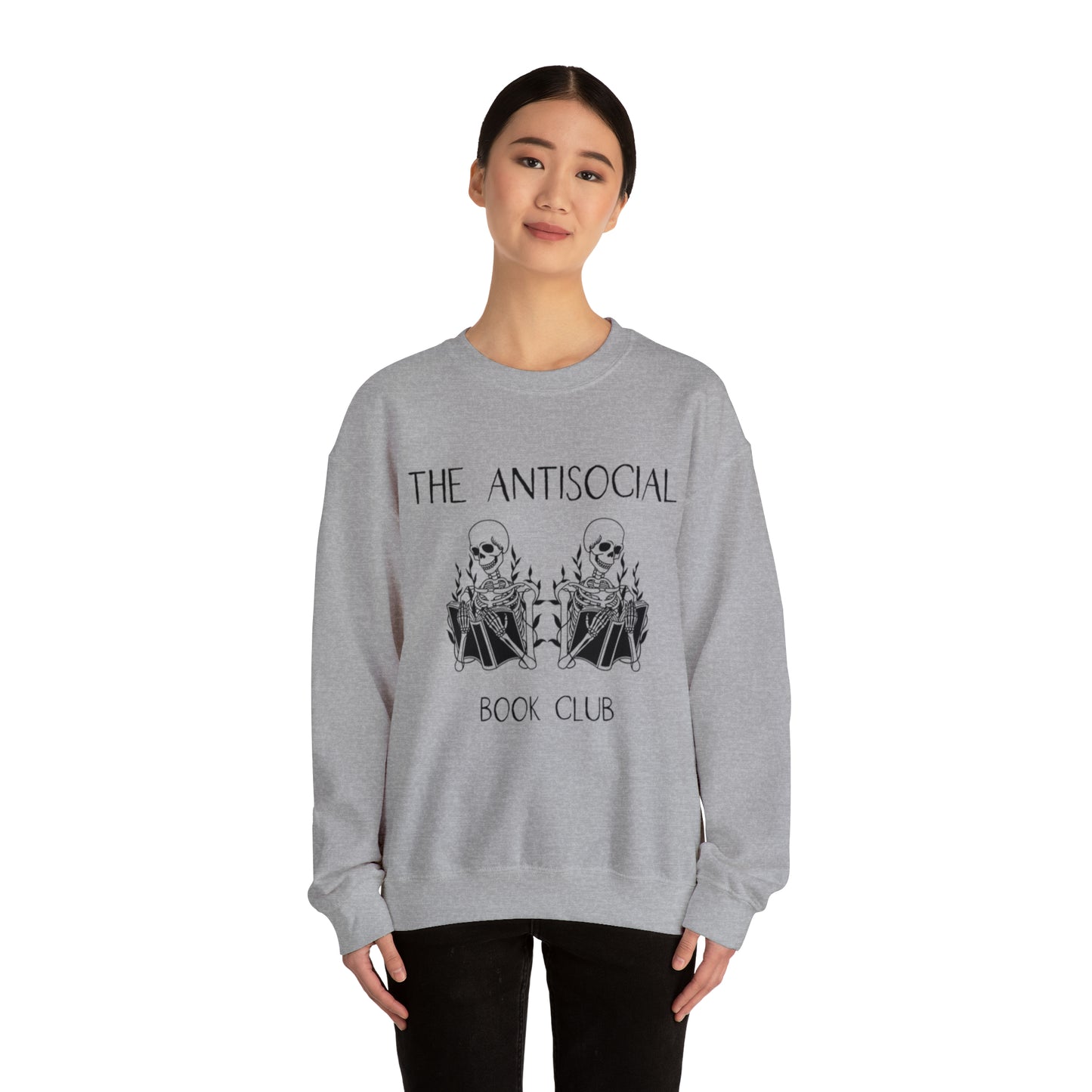 The Antisocial Book Club - Unisex Heavy Blend™ Crewneck Sweatshirt