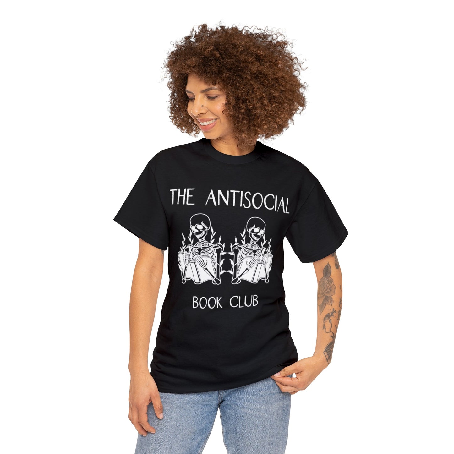 The Antisocial Book Club - Unisex Heavy Cotton Tee