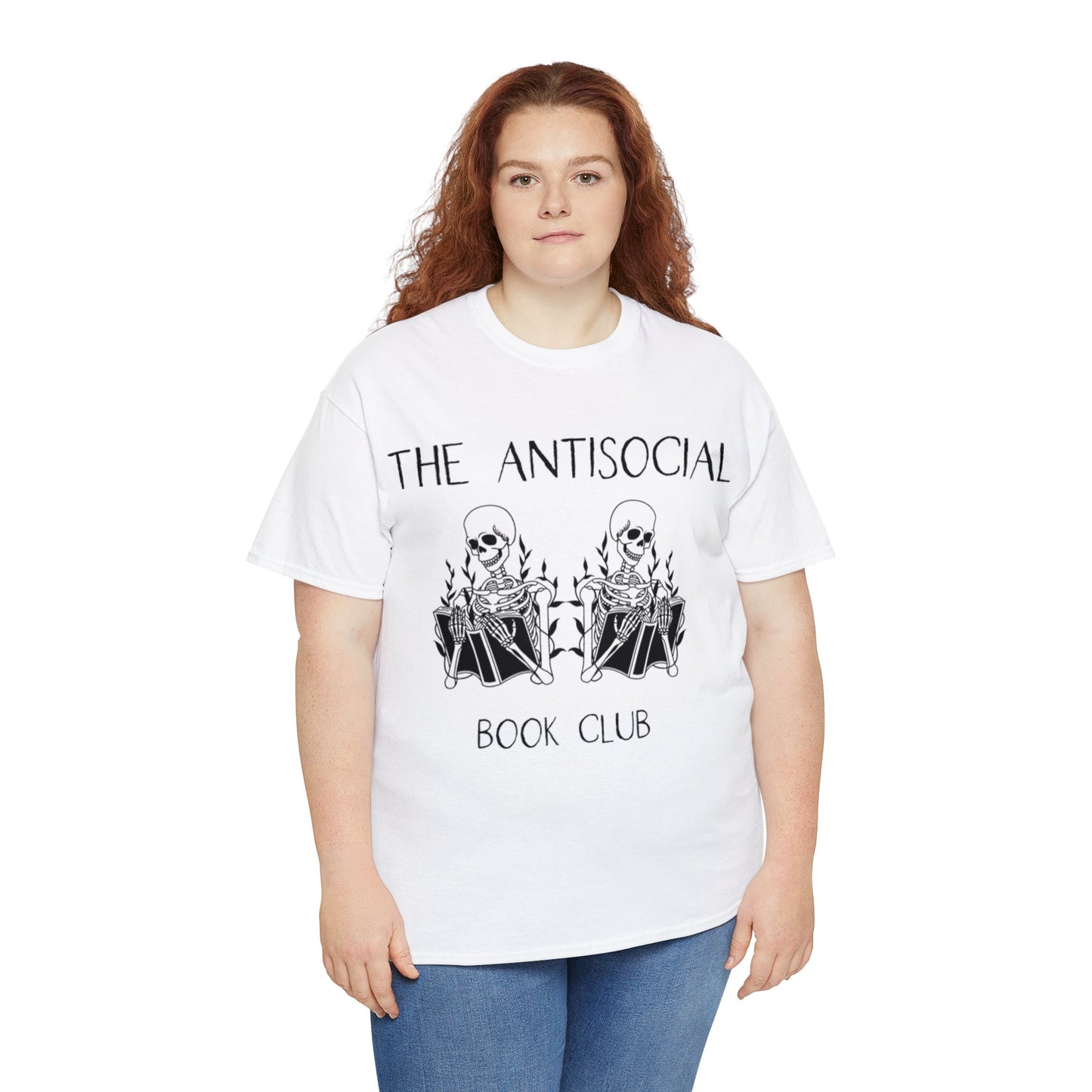 The Antisocial Book Club - Unisex Heavy Cotton Tee