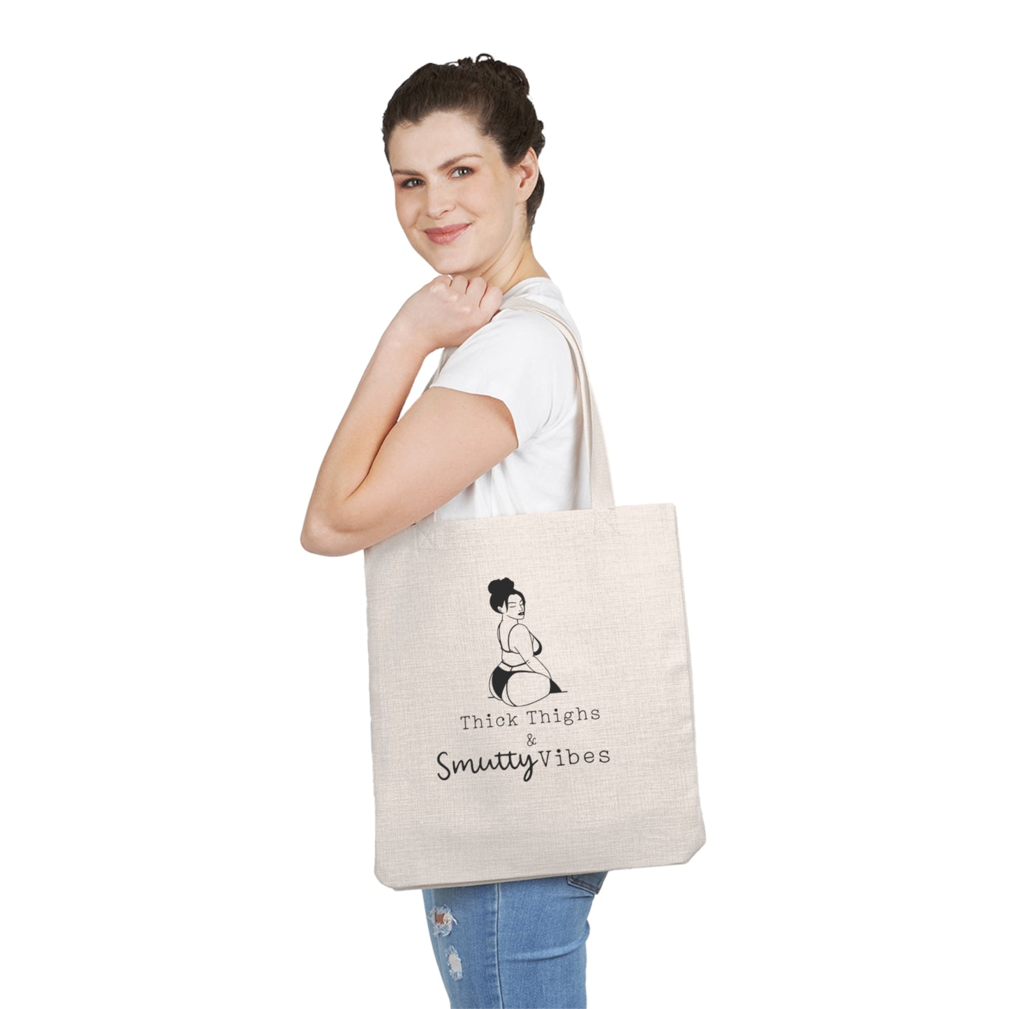 Thick Thighs & Smutty Vibes - Polyester Tote Bag