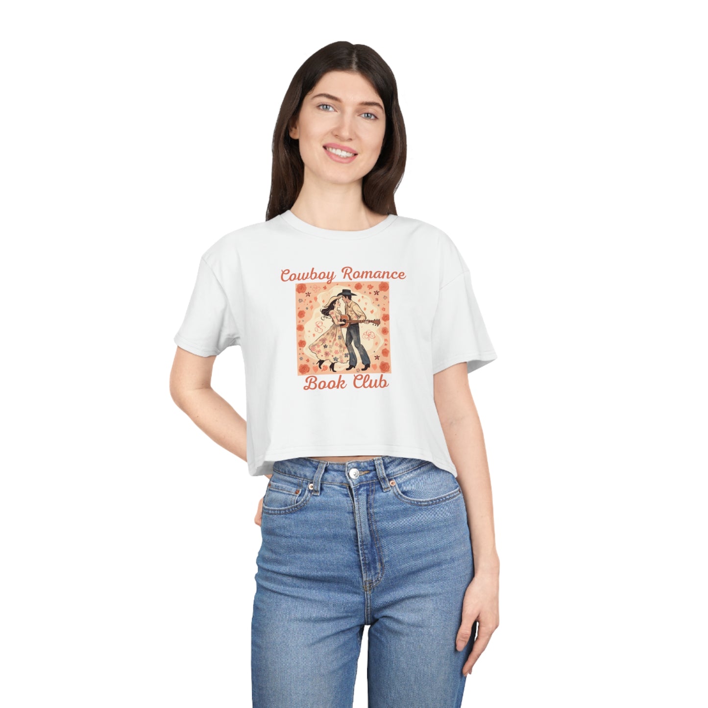 Cowboy Romance - Crop Tee