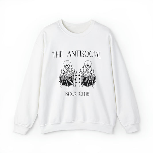 The Antisocial Book Club - Unisex Heavy Blend™ Crewneck Sweatshirt