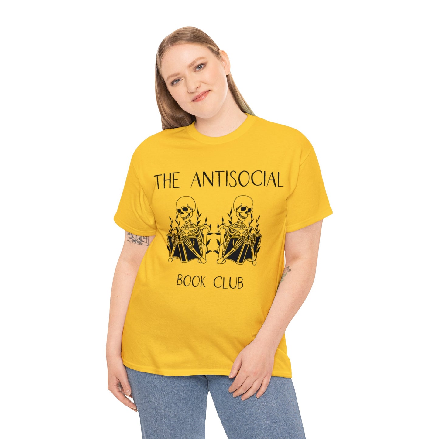 The Antisocial Book Club - Unisex Heavy Cotton Tee