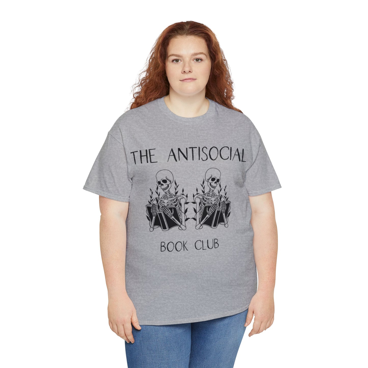 The Antisocial Book Club - Unisex Heavy Cotton Tee