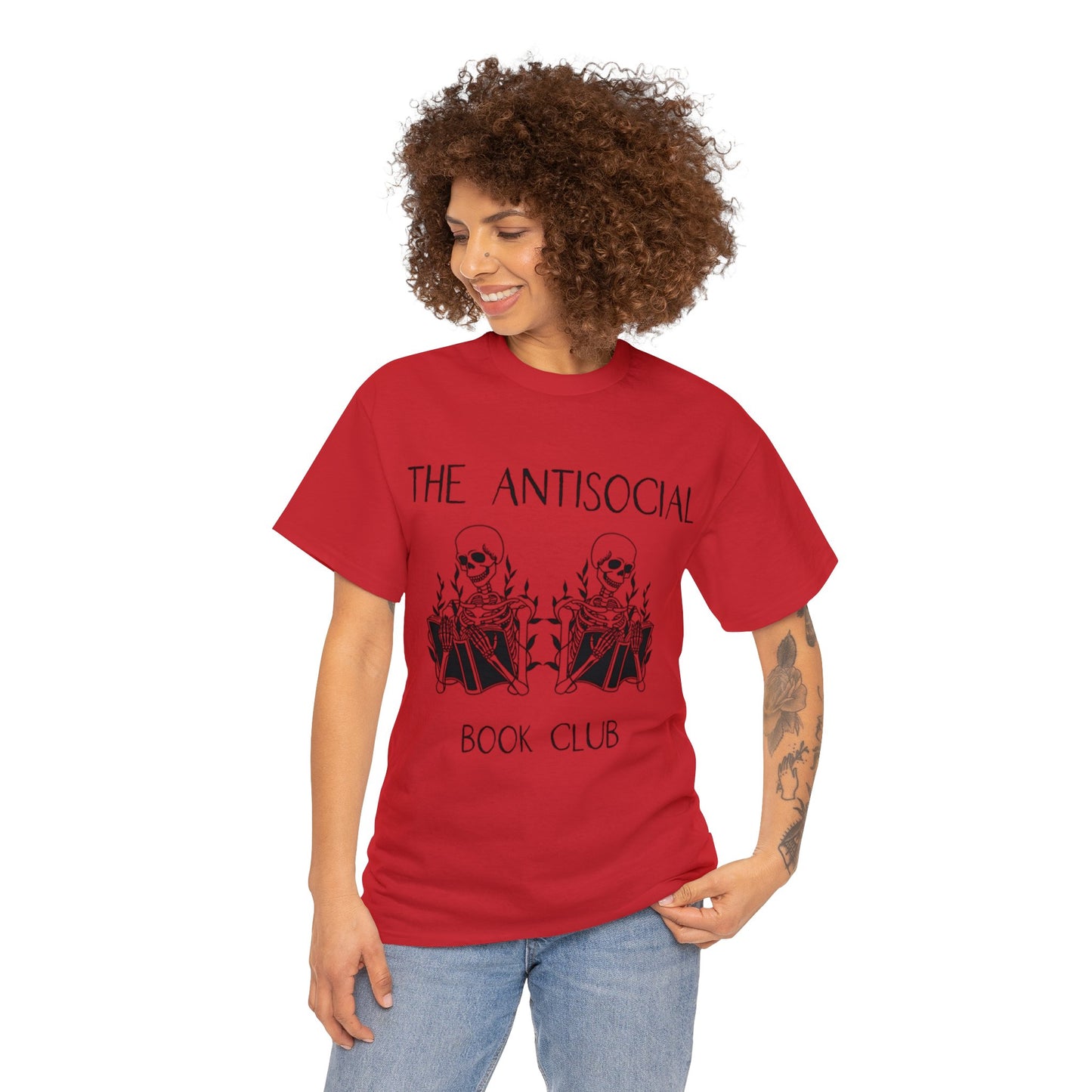 The Antisocial Book Club - Unisex Heavy Cotton Tee