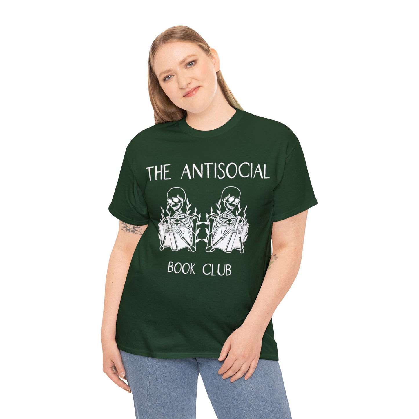 The Antisocial Book Club - Unisex Heavy Cotton Tee