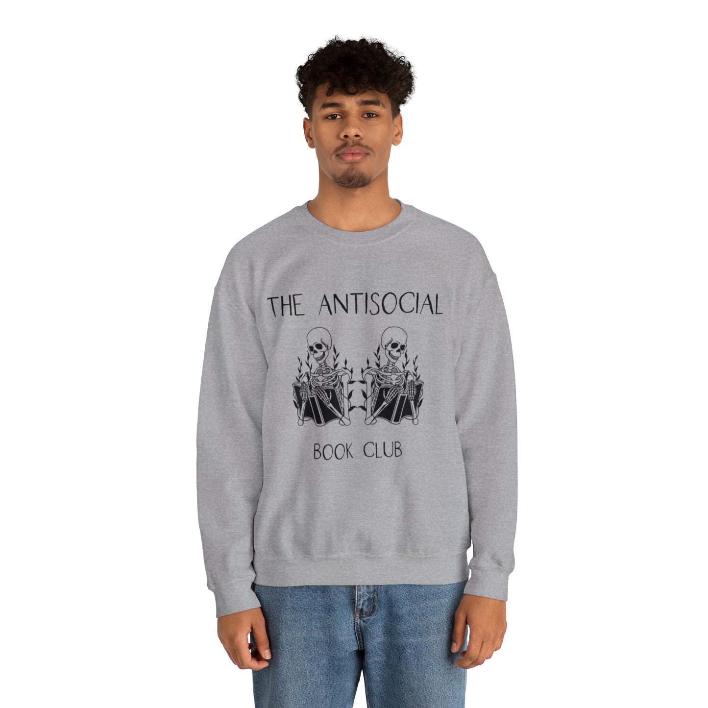 The Antisocial Book Club - Unisex Heavy Blend™ Crewneck Sweatshirt