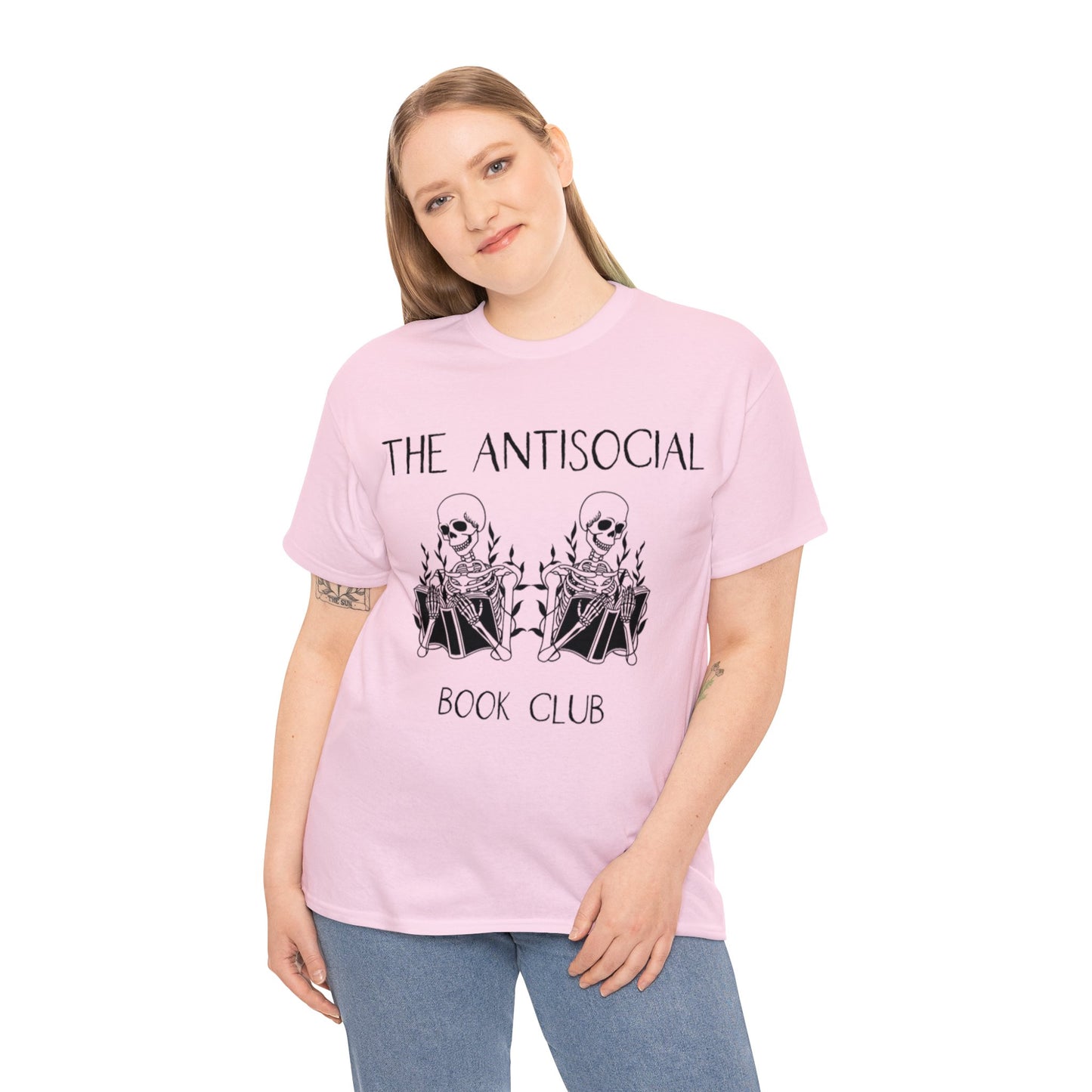 The Antisocial Book Club - Unisex Heavy Cotton Tee