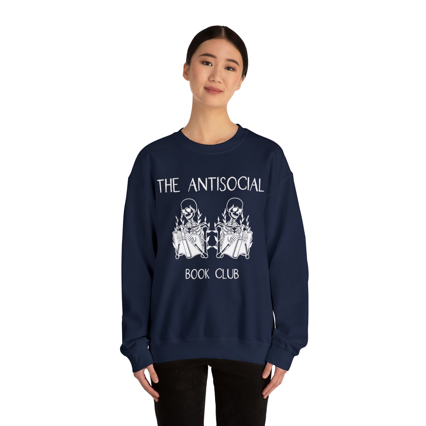 The Antisocial Book Club - Unisex Heavy Blend™ Crewneck Sweatshirt