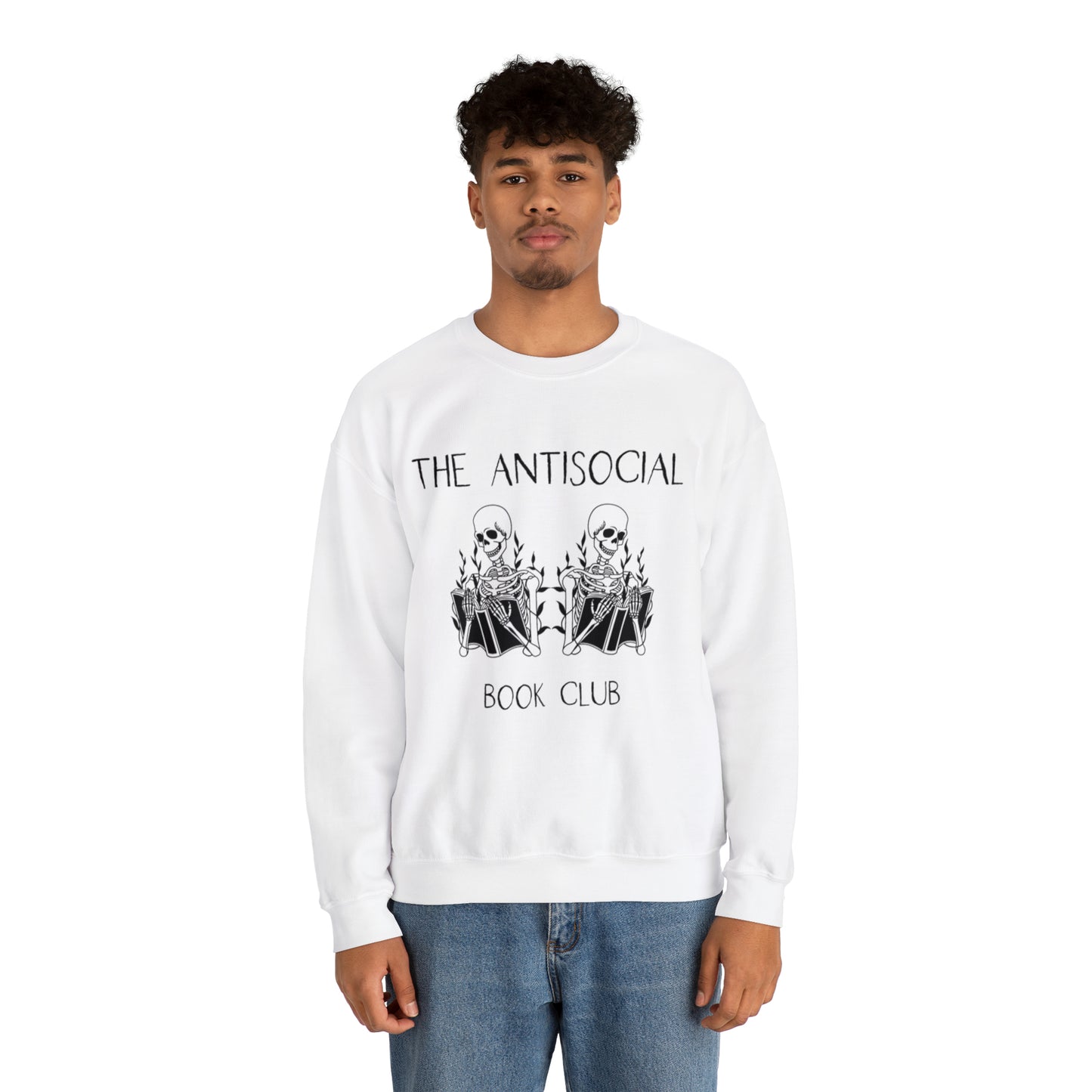 The Antisocial Book Club - Unisex Heavy Blend™ Crewneck Sweatshirt