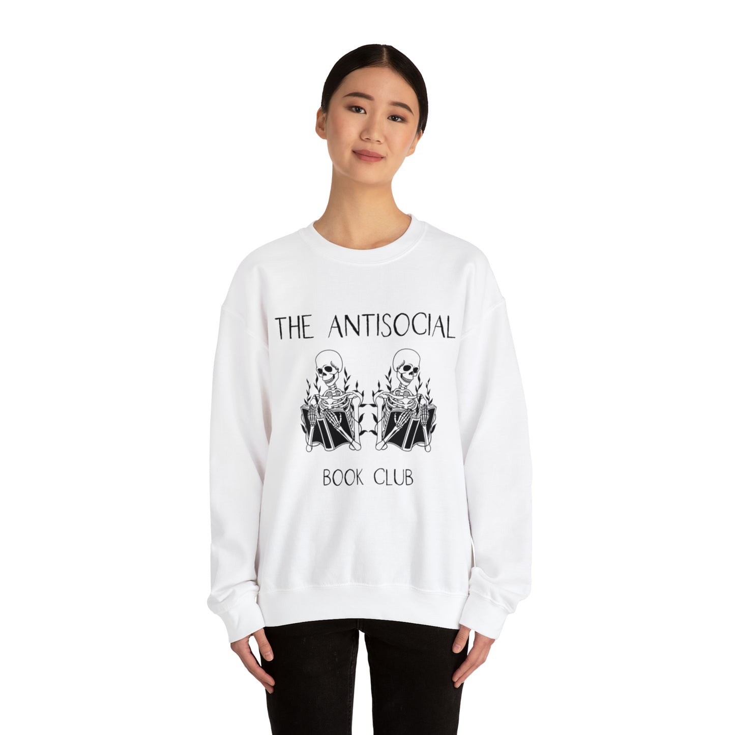 The Antisocial Book Club - Unisex Heavy Blend™ Crewneck Sweatshirt