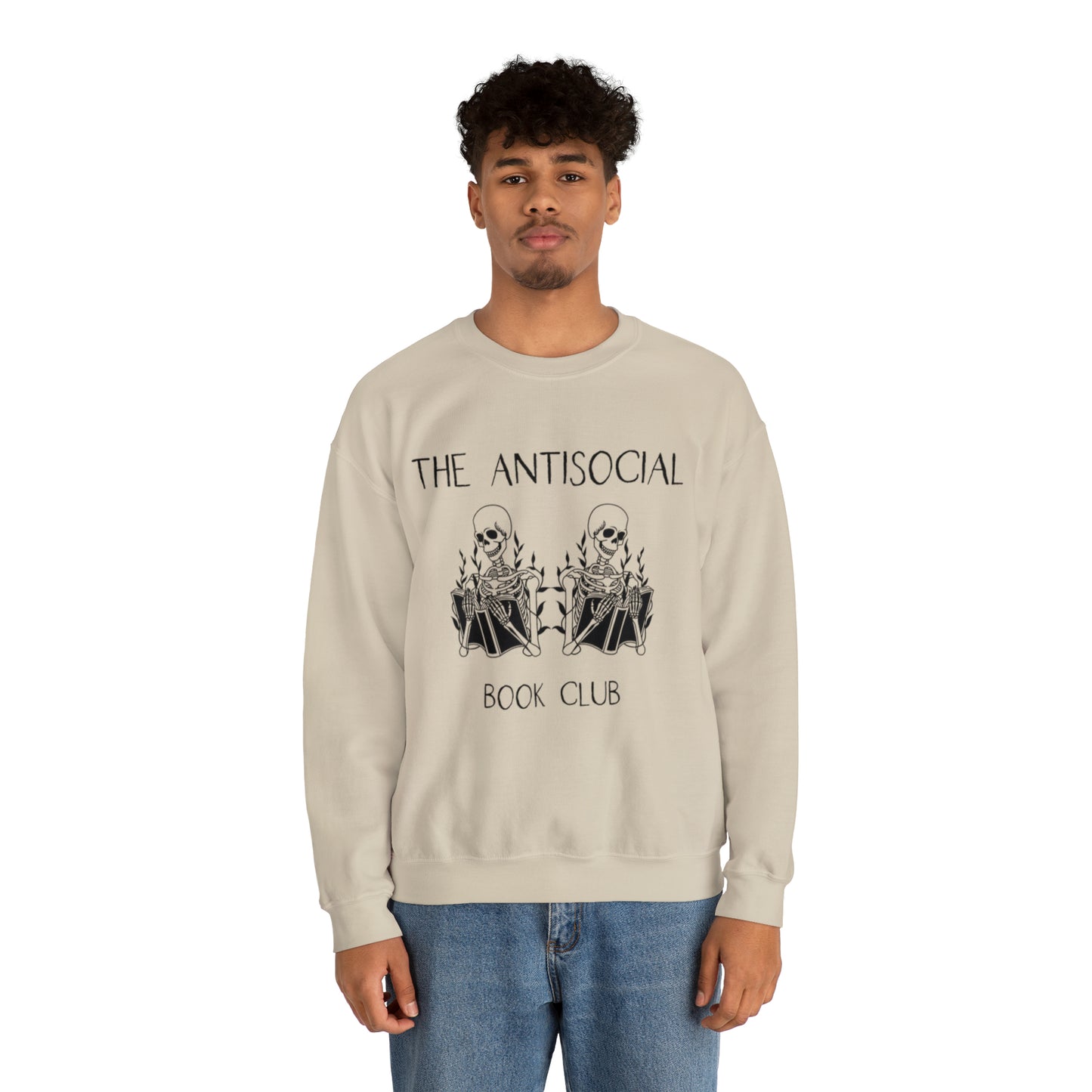 The Antisocial Book Club - Unisex Heavy Blend™ Crewneck Sweatshirt