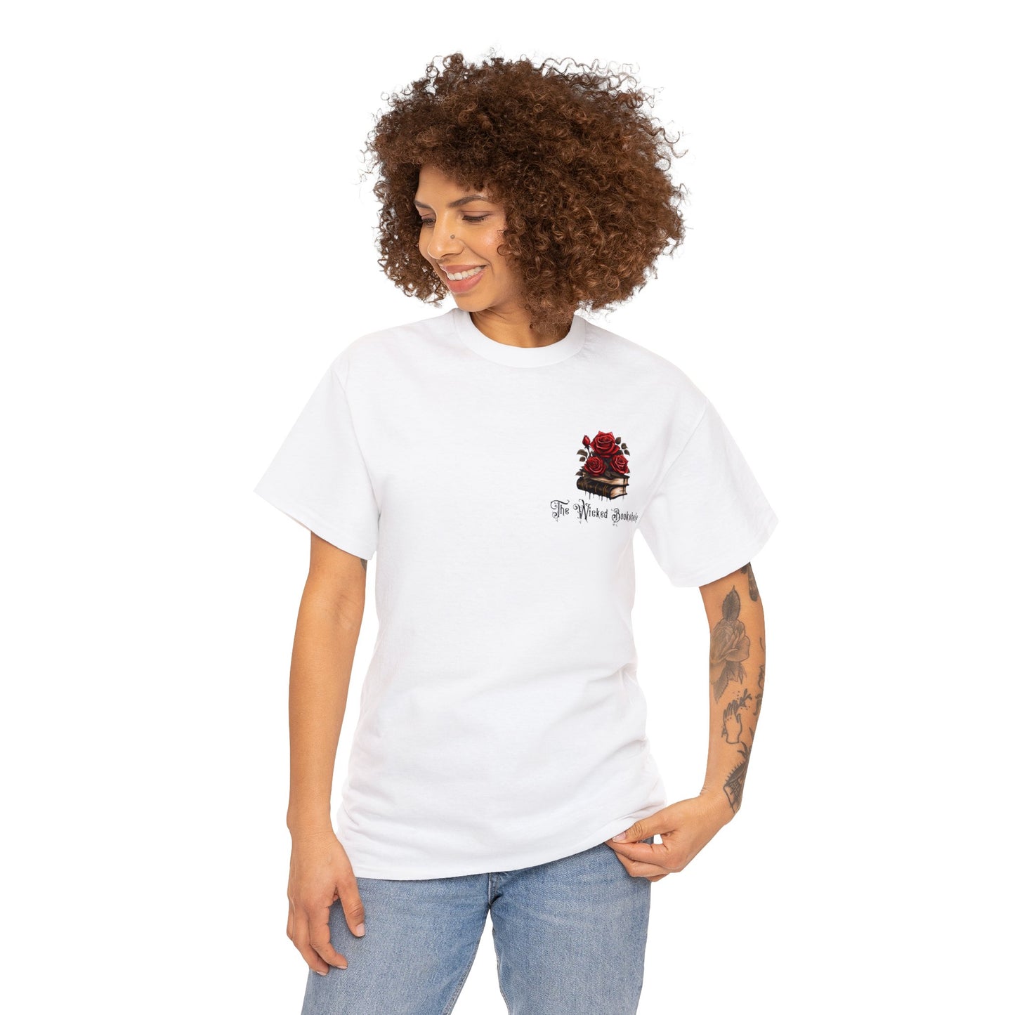 The Wicked Bookshelf - Unisex Heavy Cotton Tee