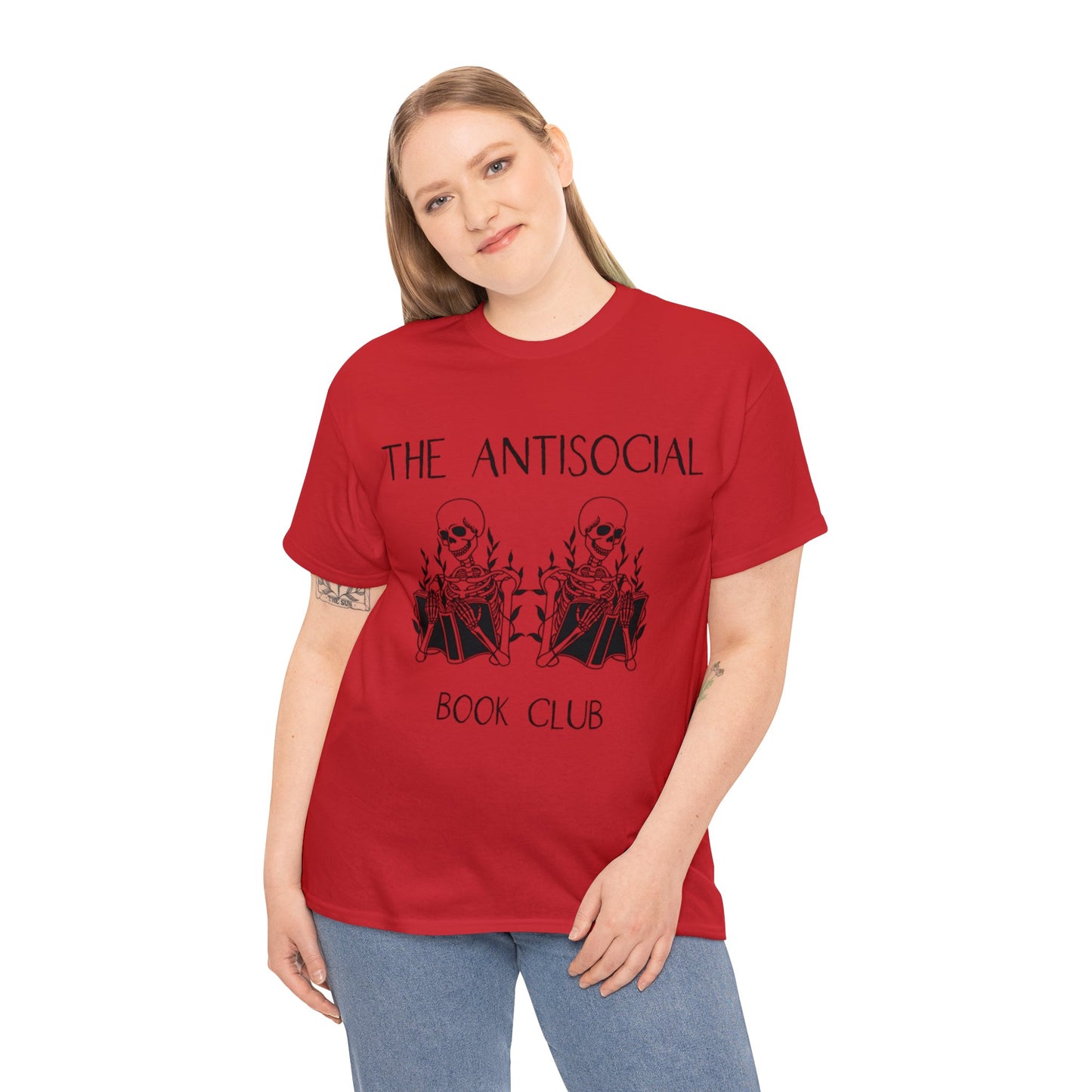 The Antisocial Book Club - Unisex Heavy Cotton Tee