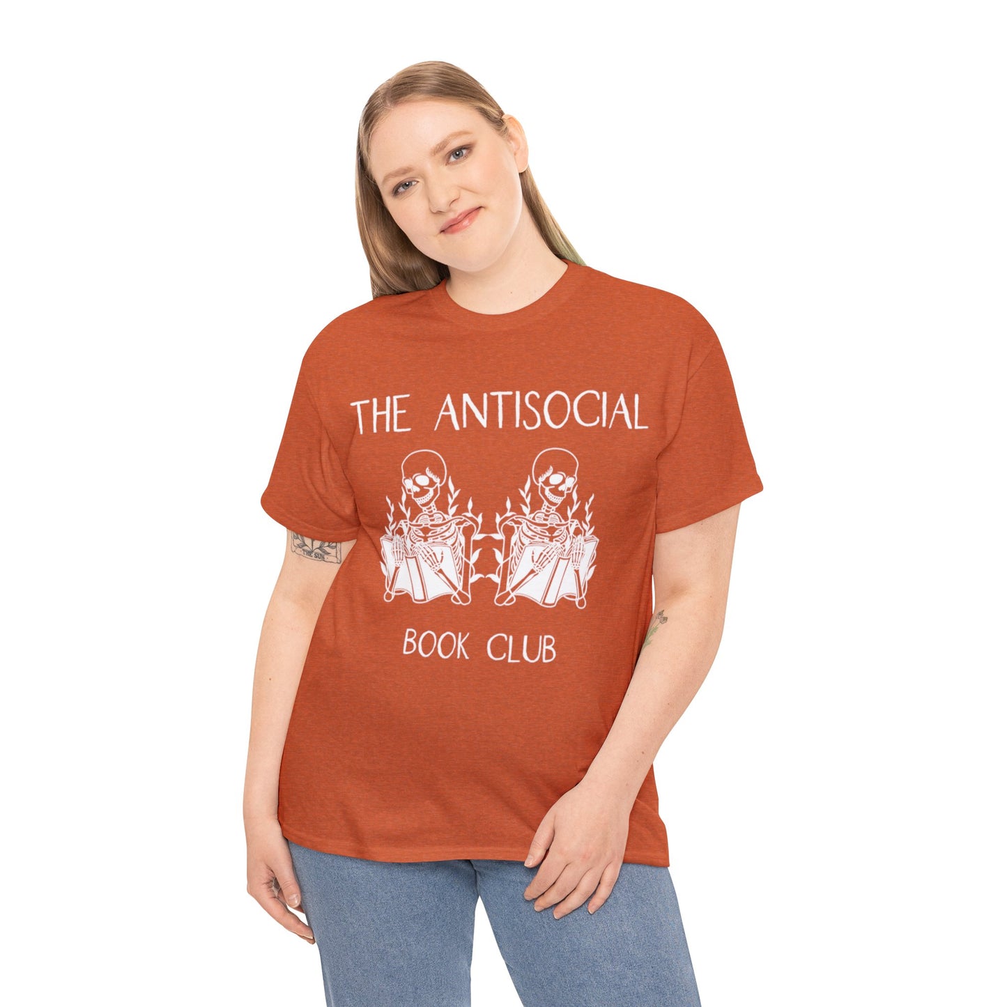 The Antisocial Book Club - Unisex Heavy Cotton Tee