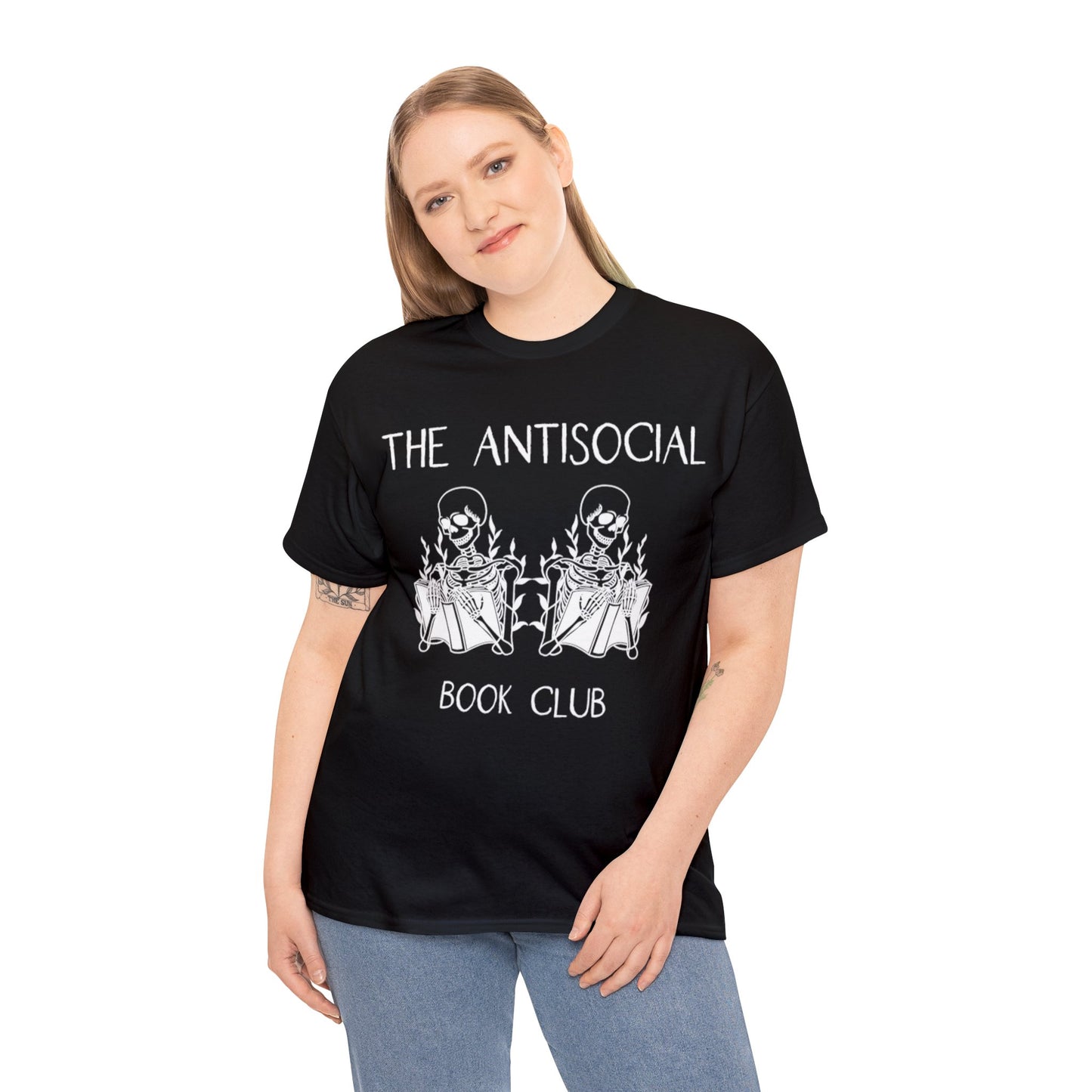 The Antisocial Book Club - Unisex Heavy Cotton Tee