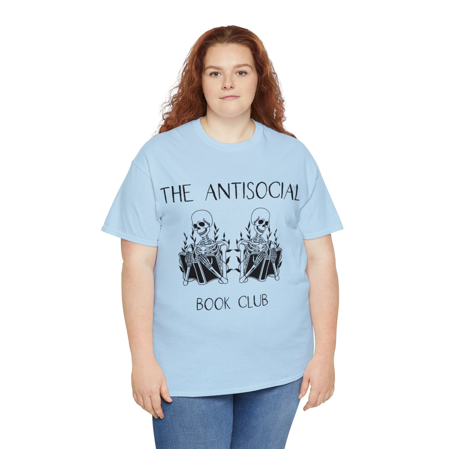 The Antisocial Book Club - Unisex Heavy Cotton Tee