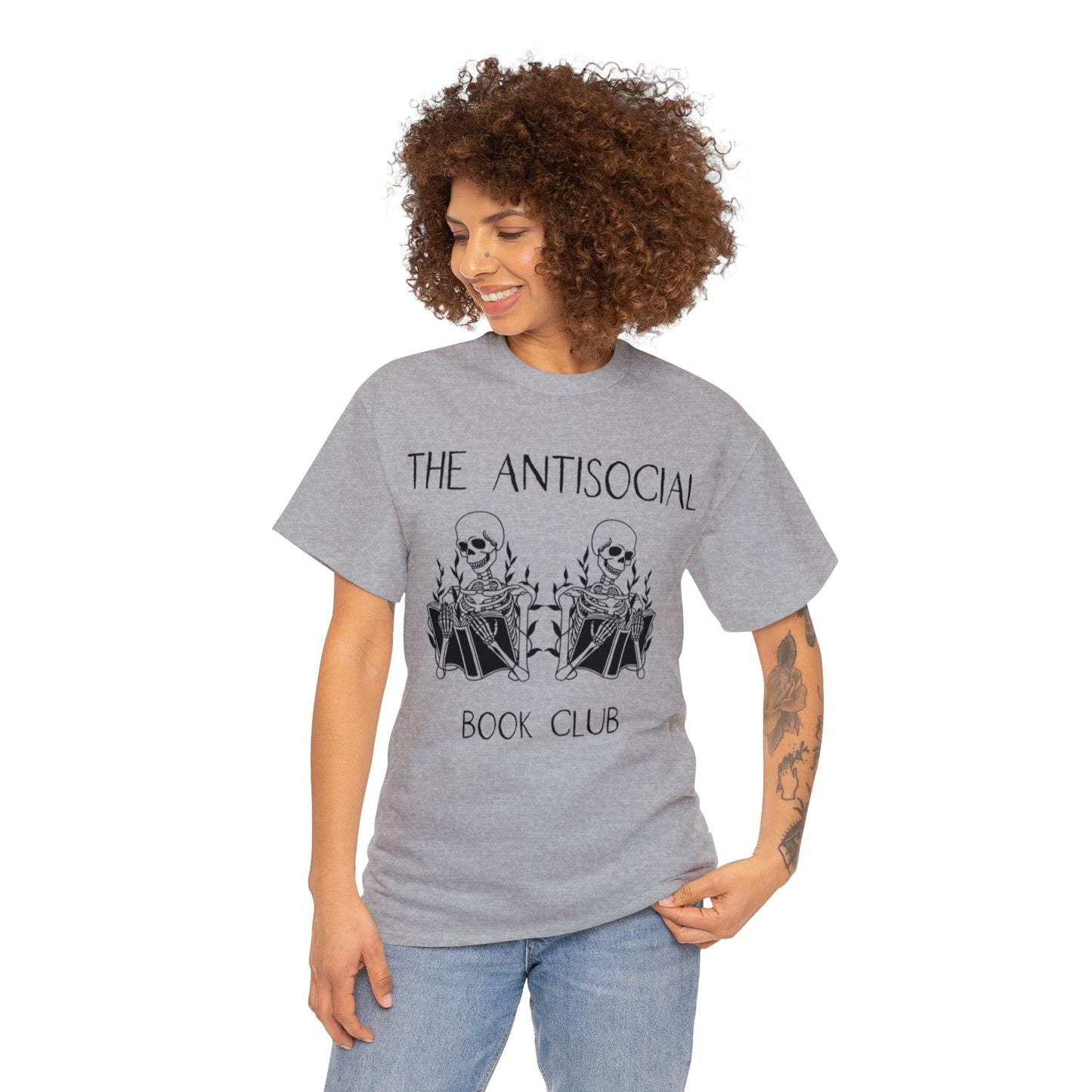 The Antisocial Book Club - Unisex Heavy Cotton Tee